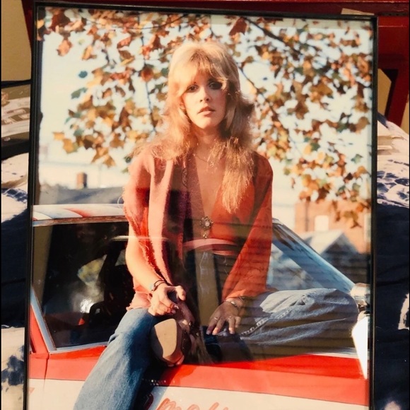 STEVIE NICKS PHOTO 8X10 FRAMD FLEETWOOD MAC 1970’S - Picture 1 of 9